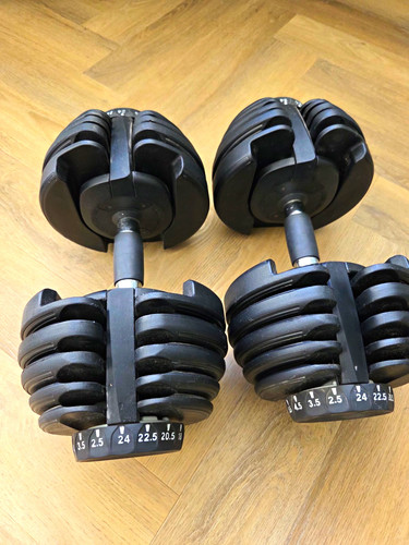 Adjustable dial dumbbells - adjustable,