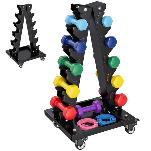 Sportnow tier dumbbell rack - sportnow, 5-tier