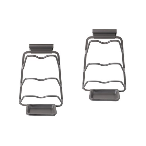 Grey aluminum dumbbell holder - grey,
