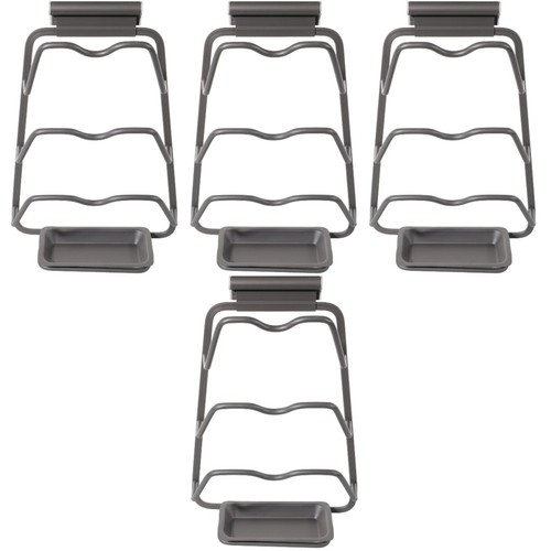 4pcs grey aluminum - aluminum, dumbbell