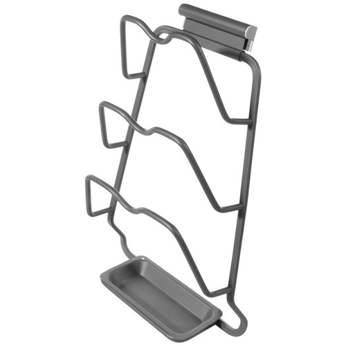 Grey aluminum dumbbell holder - dumbbell,